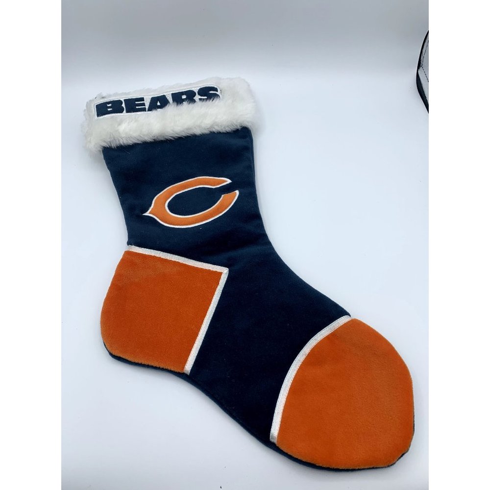 Chicago Bears Football Christmas Holiday Stocking, Like New, No Tags